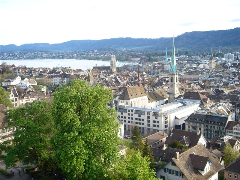 View from ETH Zurich