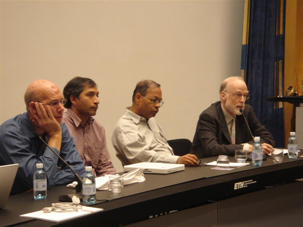 Computer scientist photograph: Greg Nelson, Natarajan Shankar, Jay Misra, Tony Hoare